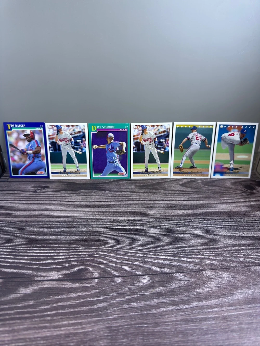 Montreal Expos Baseball Card Lot of 6 Tim Raines Larry Walker UD